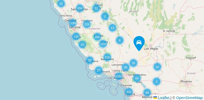 Free Air Near Me in California