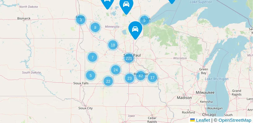 Free Air Near Me in Minnesota