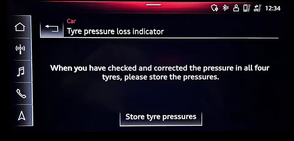 How to Inflate Your Tires - Step 9: Resetting Tire Pressure Monitoring System (TPMS)